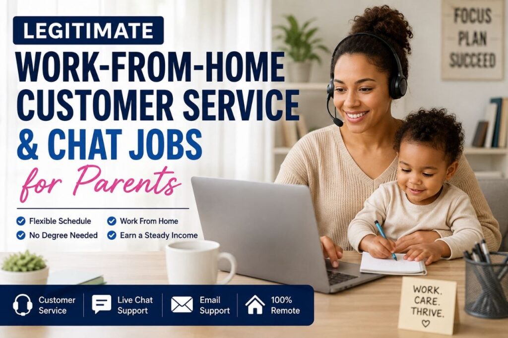 Legitimate Work-From-Home Customer Service and Chat Jobs for Parents