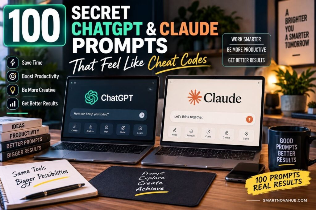 100 Secret ChatGPT & Claude Prompts That Feel Like Cheat Codes
